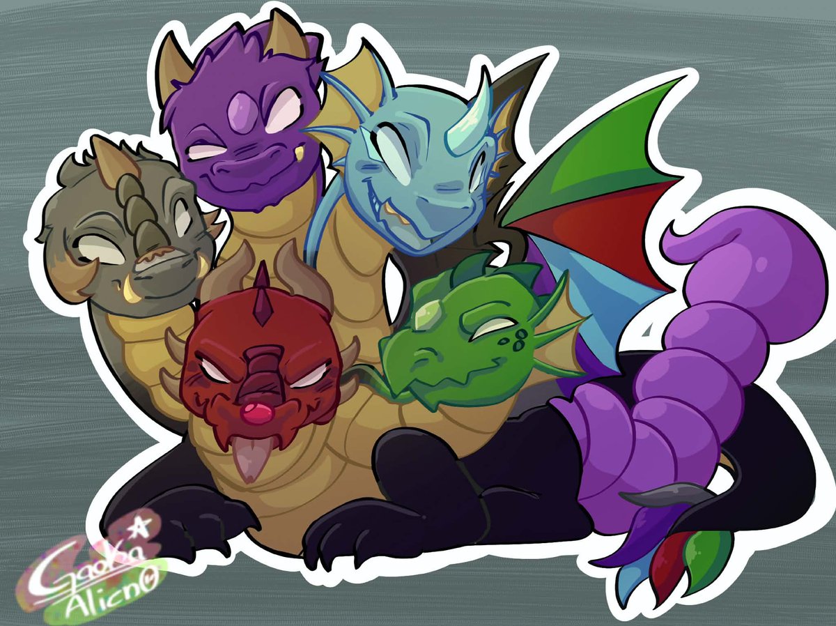 SGTSOLAR8's tweet photo. @dragonluxes This is guardian she is a dragon/hydra https://t.co/MSsv0gFONJ