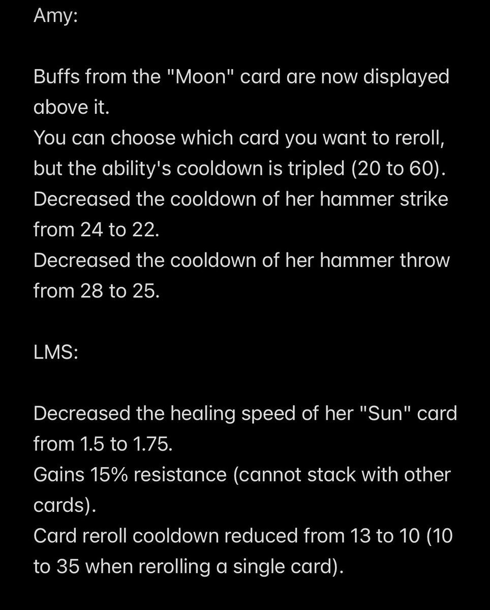 NikTheDev's tweet photo. Greetings om fans, i just made a small balance changes or how the game would be more balanced, so enjoy and i would like to hear your opinions about it.
Maybe om devs will notice this and add some changes to the actual game.

#OutcomeMemories https://t.co/asFqPNvNpA
