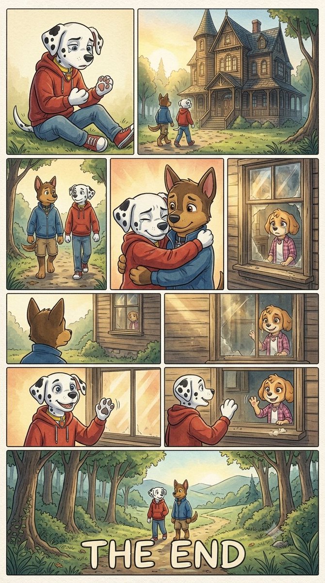 HarryRectangle's tweet photo. Night of the WereDalmatian (5-end Pages) #Aifurry #PawPatrolFanart https://t.co/Tn9BrF2xcE