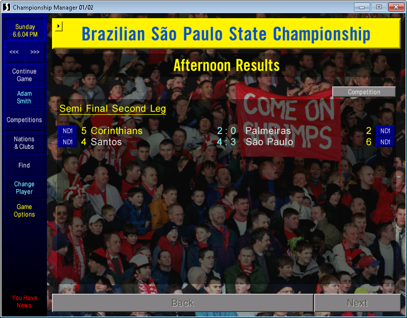 adamcm0102's tweet photo. Sao Paulo State Championship Semi Finals

Through to the final https://t.co/X4SpIYnWRo