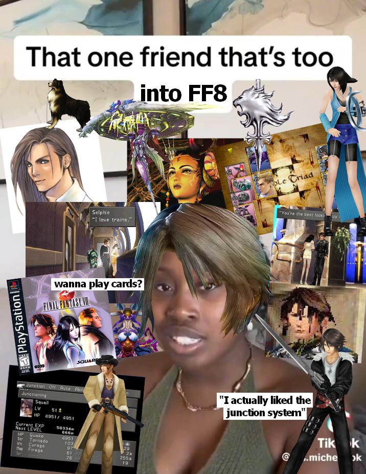 juunibug's tweet photo. Final Fantasy 8 is my favorite FF💙 https://t.co/PJs4rMzf6k