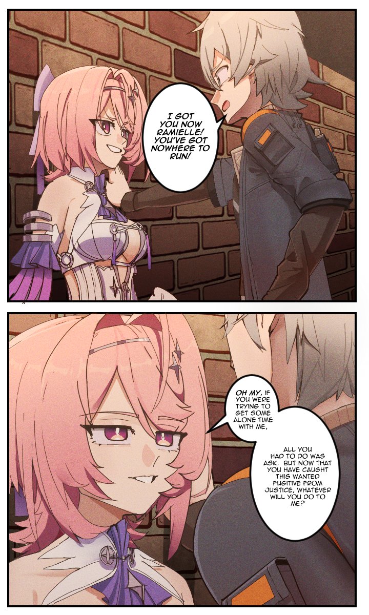 AlterMagna's tweet photo. Remielle Dan's Punishment #ZZZ #zzzanniversary 

Comic commissioned from @Tyrnickleback https://t.co/bqQ6pIJkjP