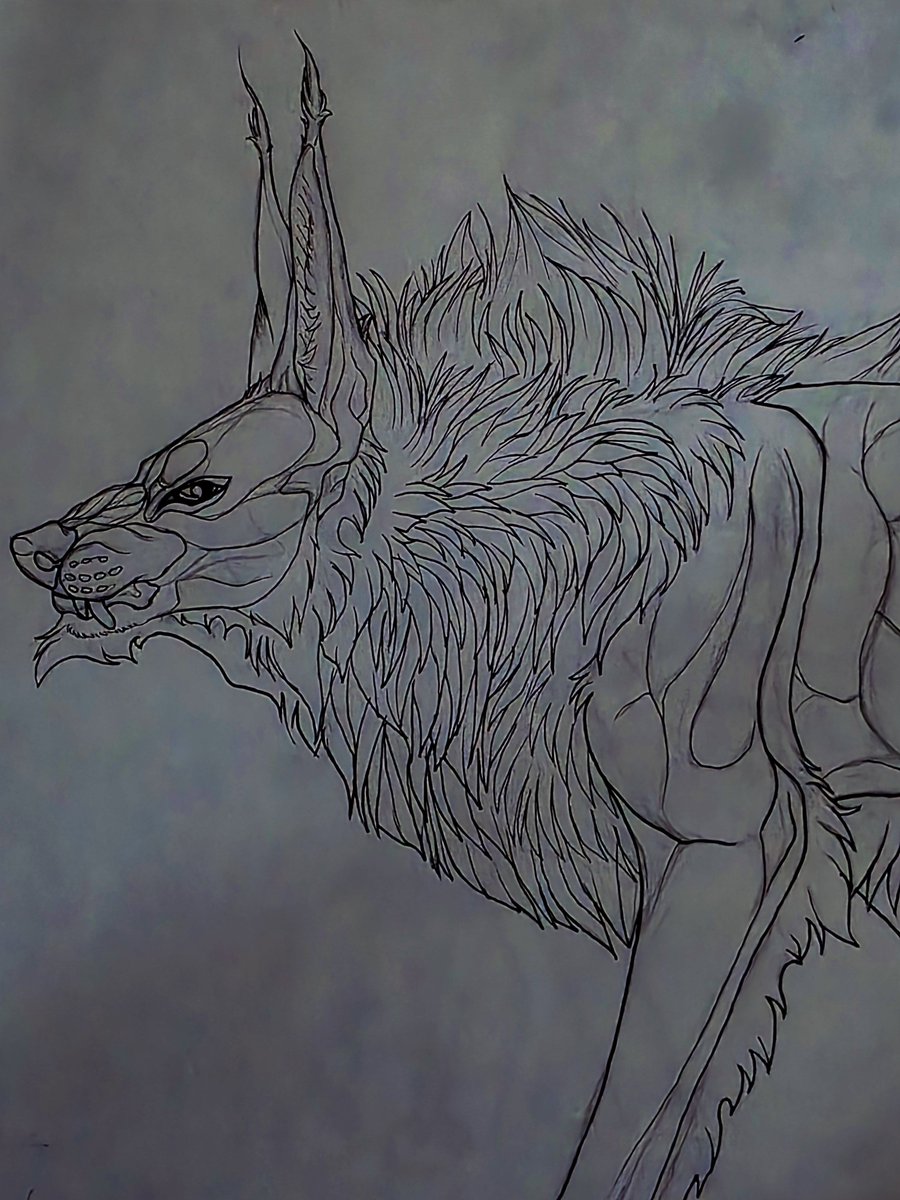Esbatsathame's tweet photo. #wolfart #wolfdrawings #wolfsketch #pencilart #pencilsketch #sketchbook #noaiart https://t.co/00pdBt8TG5