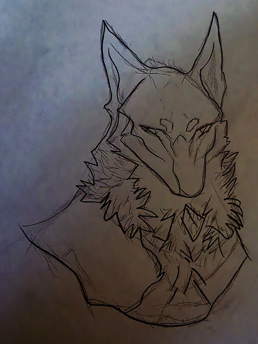 Esbatsathame's tweet photo. #wolfart #wolfdrawings #wolfsketch #pencilart #pencilsketch #sketchbook #noaiart https://t.co/00pdBt8TG5