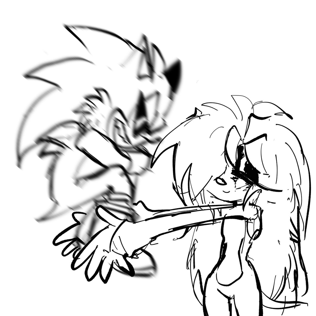 SeniorStrokez's tweet photo. The “Excalibur of Hope” btw 
Drawing by: @pinkutaffy 
Wistful belongs to: @/FrazzyBear 
#StrokerofHope #StrokeX https://t.co/Q2VOPN9SHE