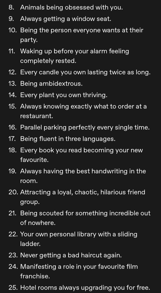 veenathespell's tweet photo. 50 FUN AND UNIQUE THINGS TO MANIFEST 👑🩷🌷 https://t.co/n9vSTjK5TI