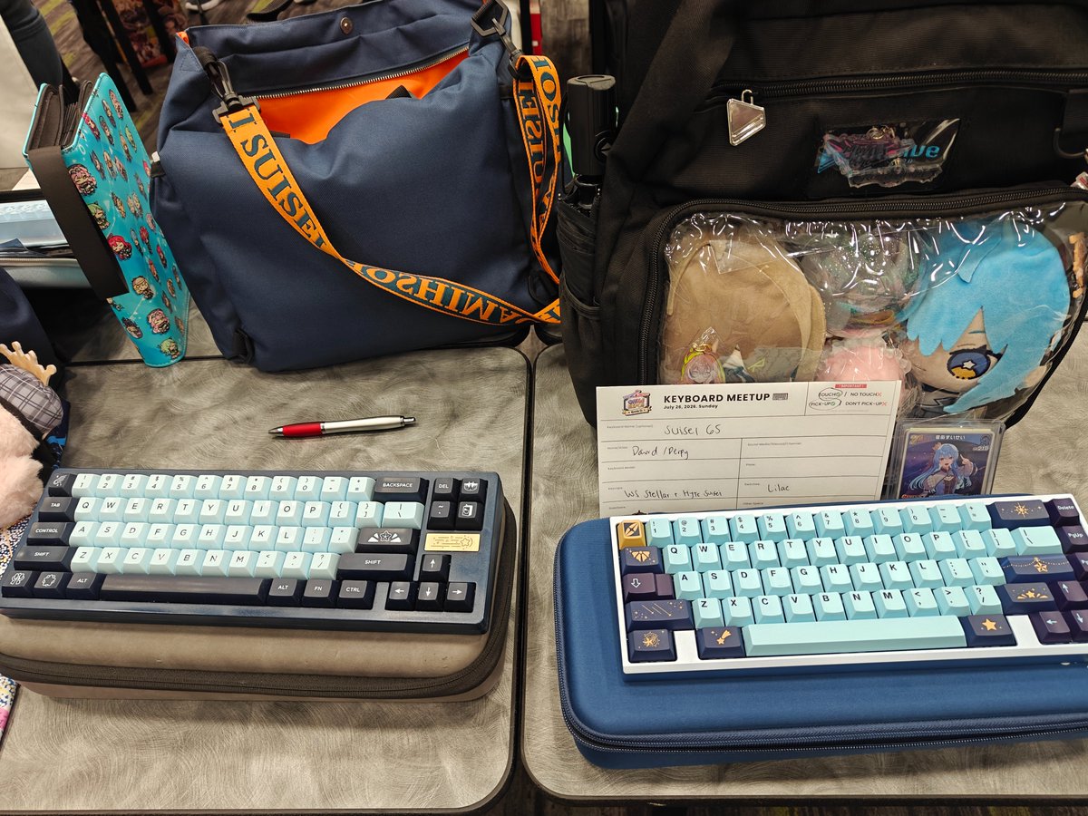 saaanniiikk's tweet photo. i was also at the keyboard meetup that day as well! for those who tried out my f1-8x (a relatively simple board), i hope yall enjoyed my weird ass switch options haha https://t.co/9x9N2BwJR7