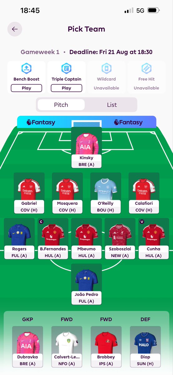 MichaelSteele90's tweet photo. @Mark_FPL Thoughts on going without Haaland 👀 https://t.co/gmYsTVgAB9