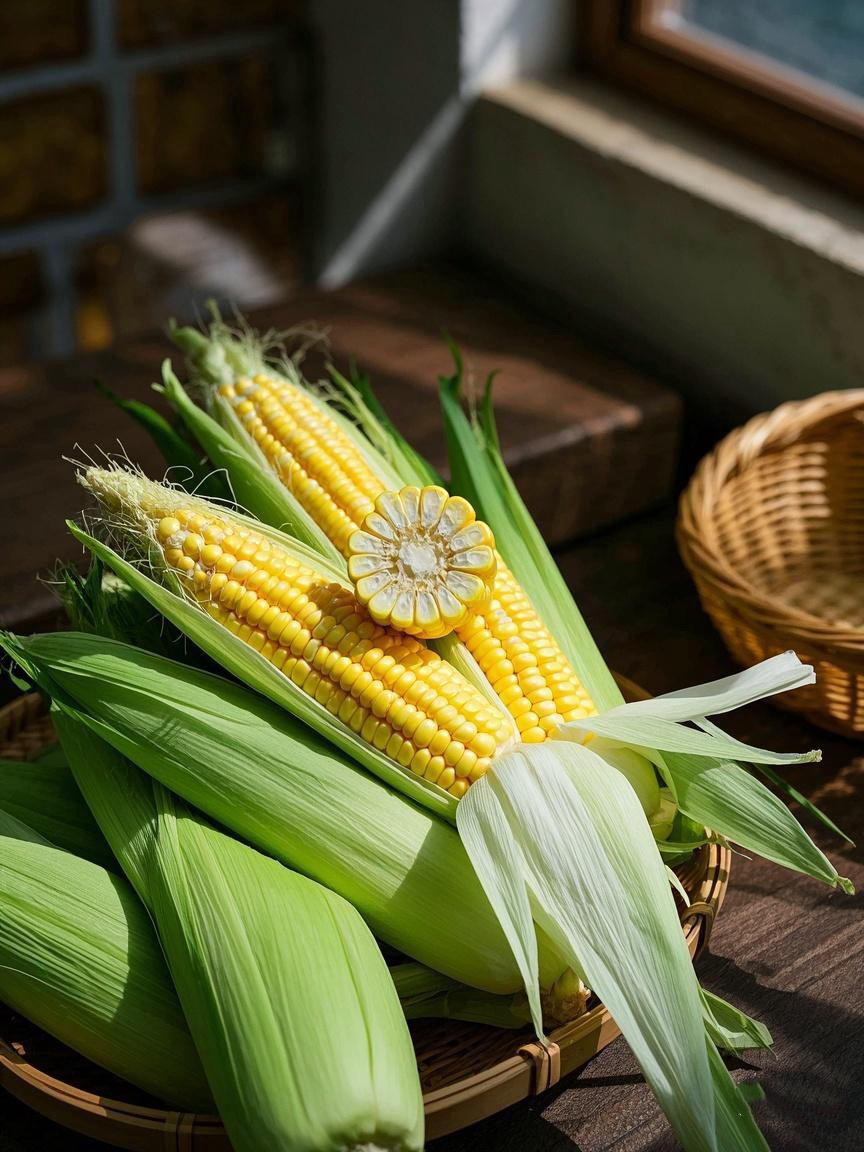 AlbertaLin42009's tweet photo. This juicy, sweet corn-on-the-cob is a summer must-have! Plump kernels, fresh from the market—zero added junk, 10/10 for snacking!， https://t.co/GUDrEnjVoc