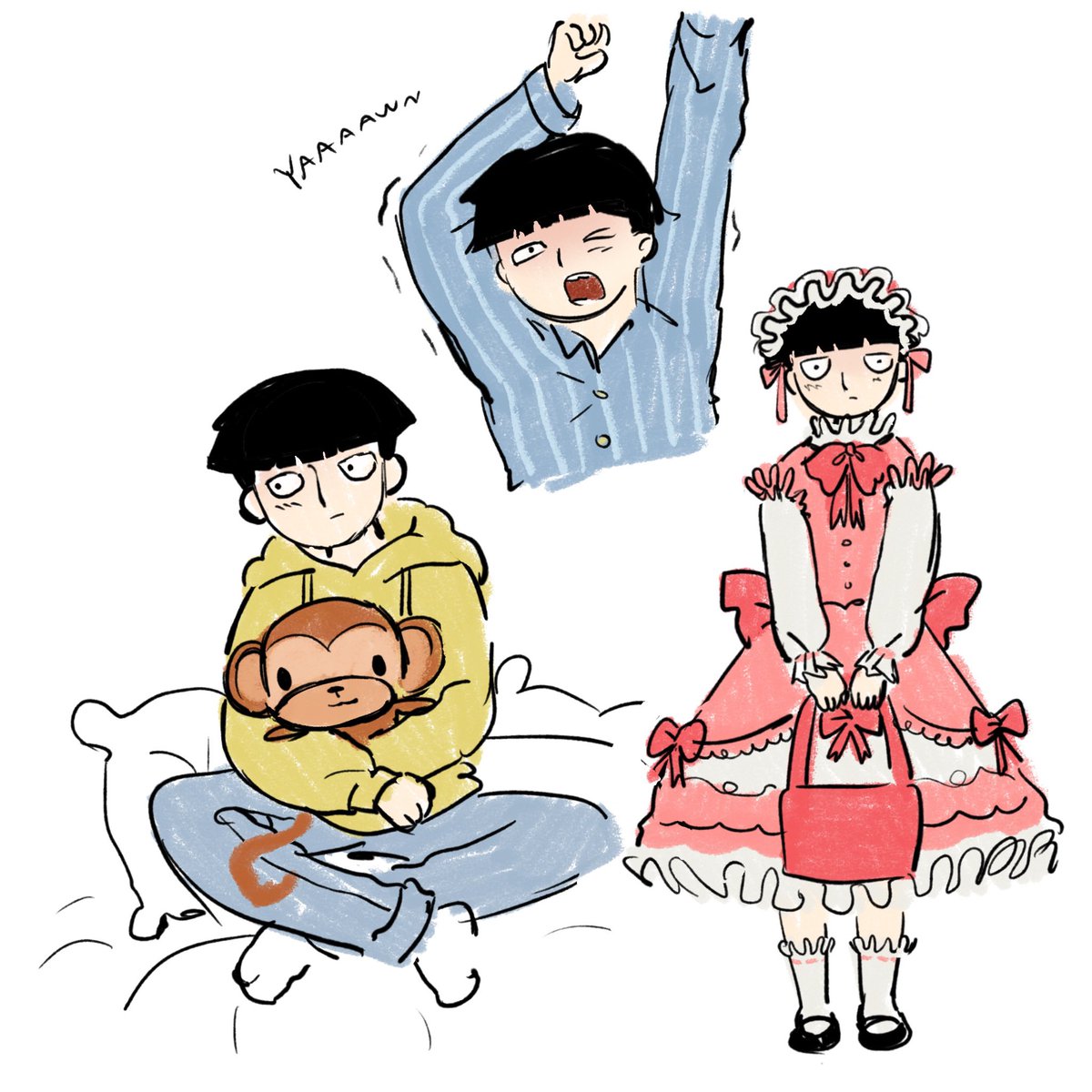 kegcider's tweet photo. mob mob mob mob mob #mobpsycho100 https://t.co/x6Fu3MS6hW