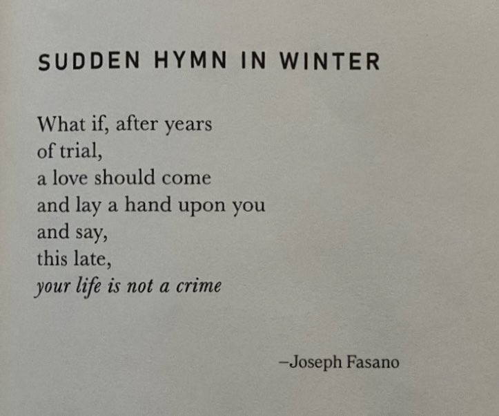 Joseph_Fasano_'s tweet photo. My shortest poem took me all my life to write. https://t.co/6iNaxceS61