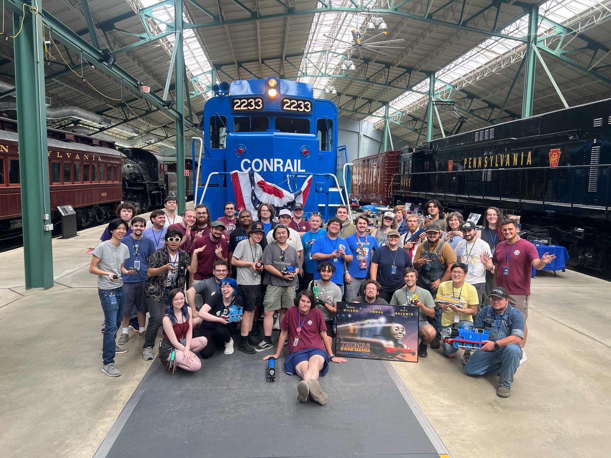 LilBlueRailway's tweet photo. An absolutely INSANE weekend at Strasburg with the most amazing people on the planet 💙 Over 900+attendees overflowing the building with love.

This community has moments that shine so bright, and we want to find more opportunities to share this worldwide. See you all again soon! https://t.co/mv12hKHnsq