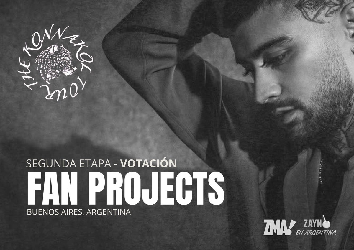ZaynJMalikARG's tweet photo. 🚨 SEGUNDA ETAPA FAN PROJECTS – VOTACIÓN 🚨🫶🏻

Ya está disponible el formulario para elegir cuáles van a ser nuestros Fan Projects para este 6 de octubre.
Entren, lean bien todo y voten por sus ideas favoritas.

Hagamos que sea una noche inolvidable! ❤️‍🩹
🔗 https://t.co/uhwijbfflC https://t.co/kZPZ1ANAVG