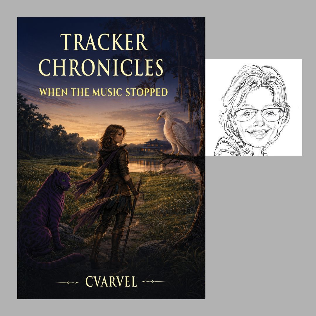 IAN_AuthorPromo's tweet photo. C. Varvel is the #author of "Tracker Chronicles: When The Music Stopped" #scifi #fantasy
“Tracker Chronicles: 1st Mission”
https://t.co/LpBBKdqEkq 
#amreading #adventure #goodreads #novella #iartg #ian1 https://t.co/s56JYocxjM