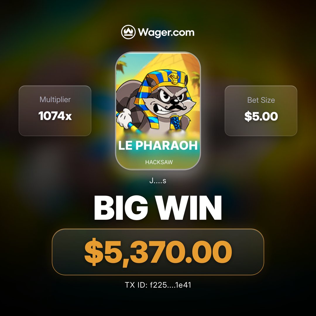 Wager.com tweet media