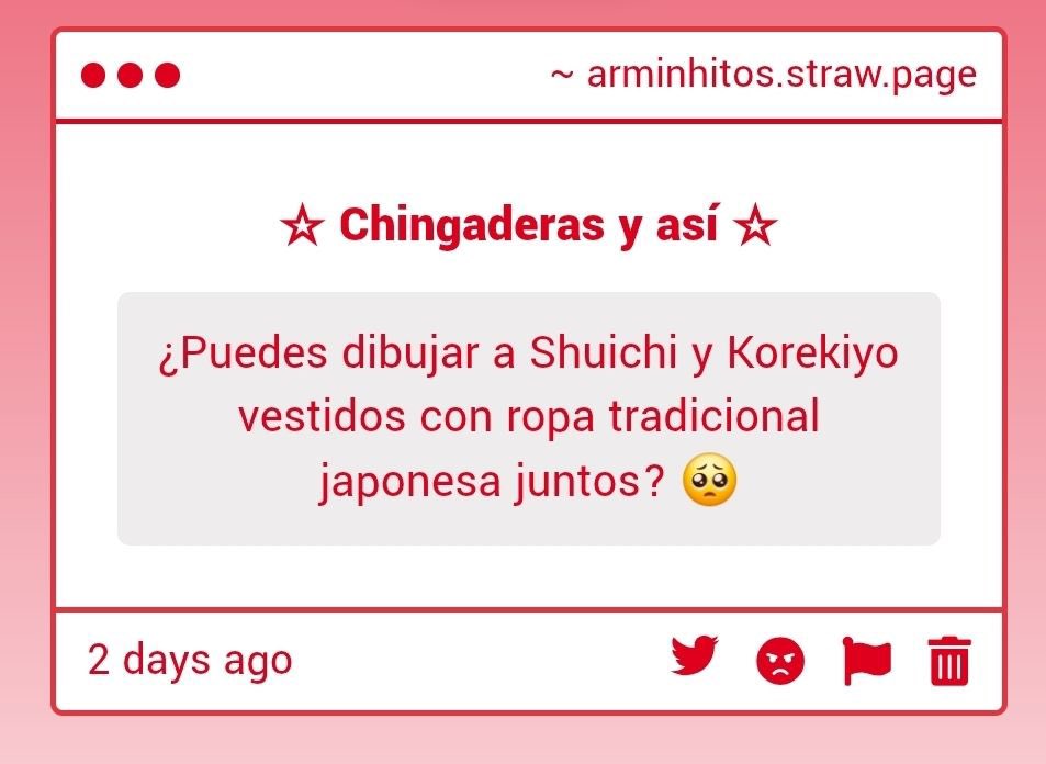 arminho0_'s tweet photo. Holi me ocupé con otras cosas pero alcancé a hacer esto 🥹 jshjsjs los quiero mucho ojalá perezcan https://t.co/YPZ5Vdrl2Q