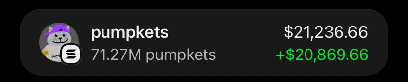 Alpha_calls100's tweet photo. $pumpkets Is printing massively on my Alpha telegram group 🏆🚀

If you’re in my  tg group your copy trade would have been on same profit as I am.

Ca: HhqF5NowD4qThZBNDbgYAFvChEpAexSk1Qmu1nCzpump https://t.co/QZb88AvWSg