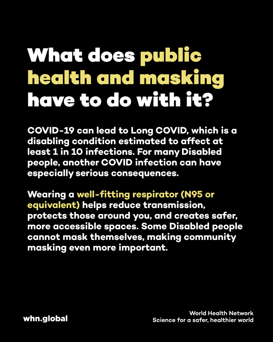 TheWHN's tweet photo. Disability Pride Month is a time to celebrate Disabled people, honor the disability rights movement, and recommit to building communities where everyone can participate safely and fully.

We’ve created a comprehensive guide exploring the history of Disability Pride Month, the connection between disability and public health, and why masking, cleaner indoor air, testing, and flexible participation options are essential parts of accessibility.

The guide also includes practical steps individuals, organizations, healthcare settings, and event organizers can take to create safer, more inclusive spaces all year long.

Read the full guide: https://t.co/8QzMHsw2bd

#PublicHealth #DisabilityPride #COVID19 #COVID #LongCOVID #InfectionPrevention