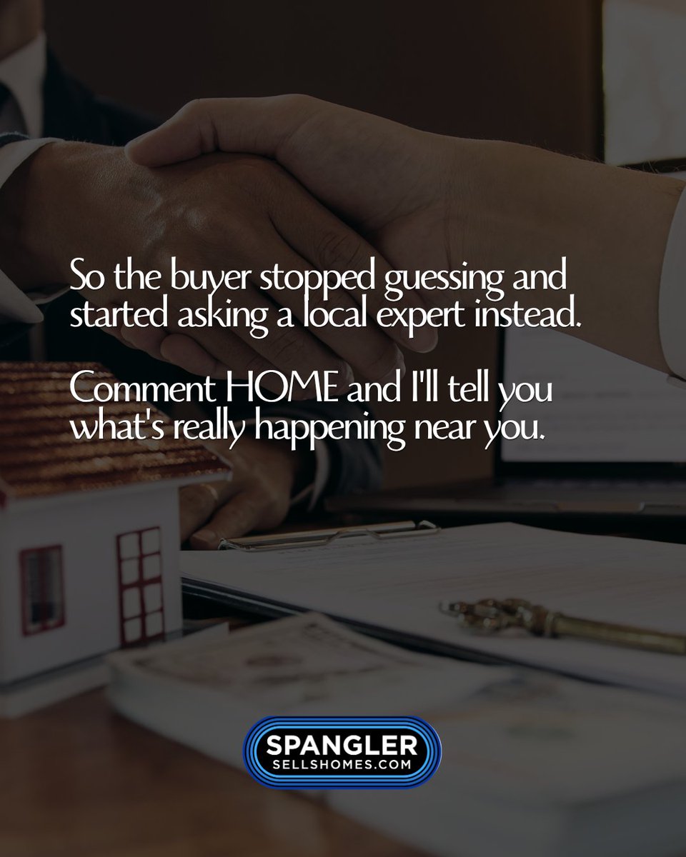 Spangler4Homes's tweet photo. A buyer waited all year for home prices to drop.
They never did.

#spanglersellshomes #spanglerreviews #stcharlesmo #saintpetersmo #cottlevillemo #ofallonmo #lakesaintlouismo #wentzvillemo #realestate2026 #homeprices https://t.co/ayuY2hmNnU