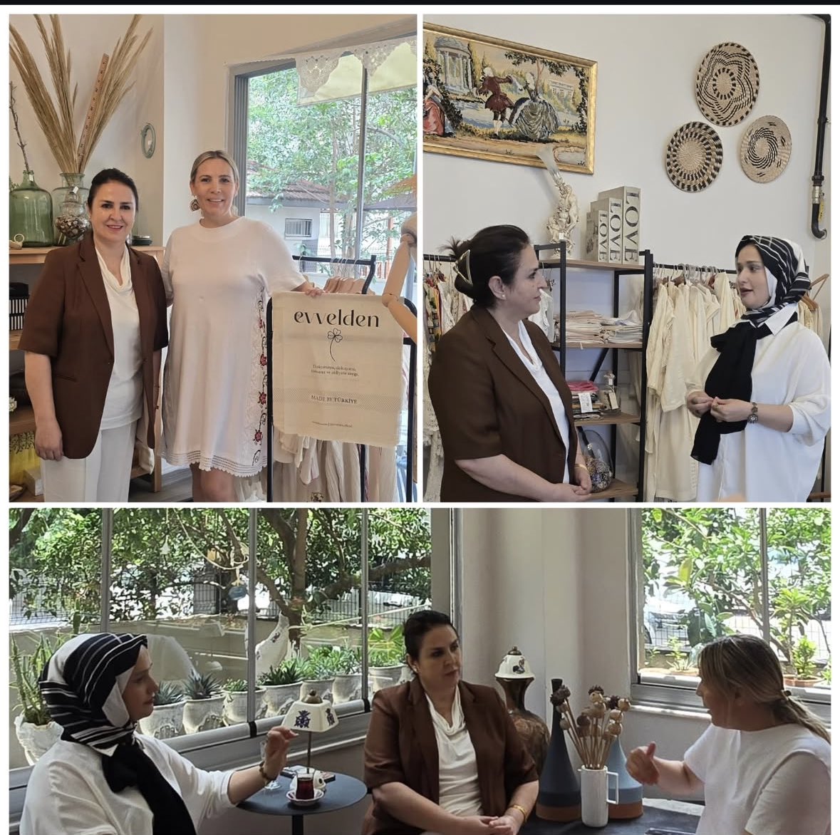 Hacer_Soylemez1's tweet photo. İl Kadın Kolları olarak, Ayça Gezer Hanımefendi’nin hayata geçirdiği EVVELDEN markasını ziyaret ettik.

Geleneksel değerlerimizi yaşatarak geleceğe taşıyan bu kıymetli girişimin hayırlı ve bereketli olmasını diliyor, emeği geçen herkesi gönülden tebrik ediyoruz.

#ElSanatlarımızKıymetlidir