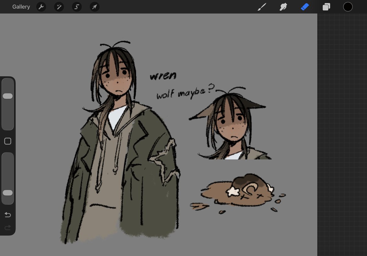 ClCADA23's tweet photo. i like this brush. so crunchy
anyways i killed june for her. this is wren https://t.co/1gqANaAhL3