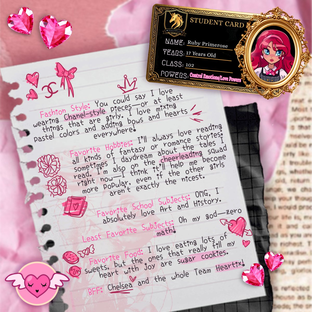 sugaarcoat1's tweet photo. Heartix! (my new series) 

Ruby's Presentation 🩷🏹 #drawings #ocs #magicalgirl https://t.co/pdie8amm4i