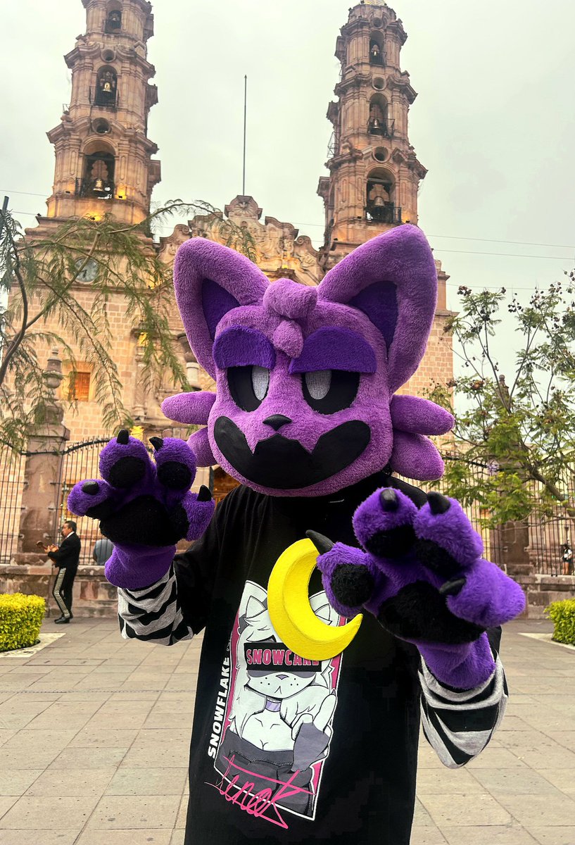 SnowFlake_Tenok's tweet photo. I couldn't miss the chance to take a Catnap photo during my trip 💜🌙

#Fursuit #Catnap #PoppyPlaytime #SmilingCritters #Fursuiter #Furry https://t.co/yvDRQ3oiWH