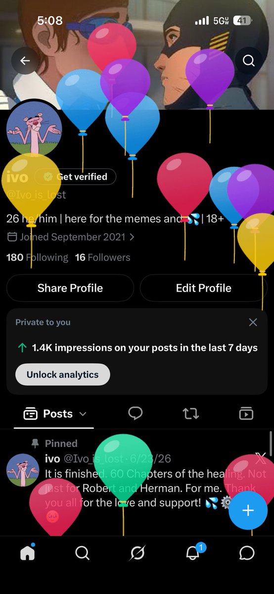 Ivo_is_lost's tweet photo. Happy Birthday to me! 🥹 https://t.co/S5jP8UNnLD
