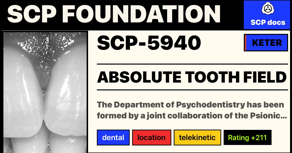 SCP Docs | Discover Amazing SCPs tweet media