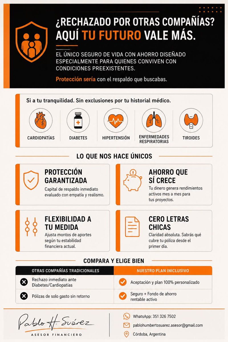 pablohsuarez74's tweet photo. Es tu derecho que tengas protección de vida, ahorro y retiro!!! Futuro!!! https://t.co/Ghh266DllE