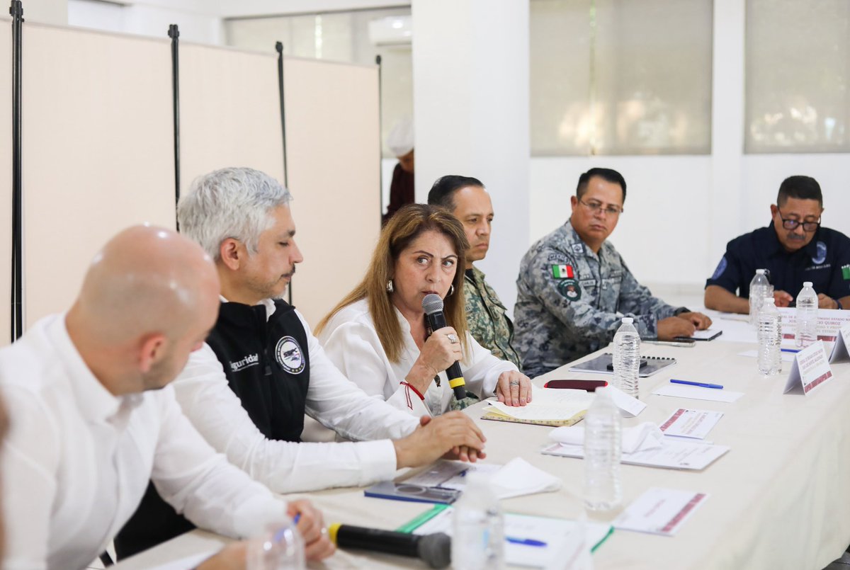 margarita_gs's tweet photo. Esta mañana realizamos la Mesa de Coordinación Estatal para la Construcción de Paz y Seguridad en Cuautla, donde damos seguimiento a las acciones que llevamos a cabo de manera coordinada para fortalecer la construcción de paz en el estado.

#MorelosPorLaSeguridad https://t.co/cPaiF5AdY2