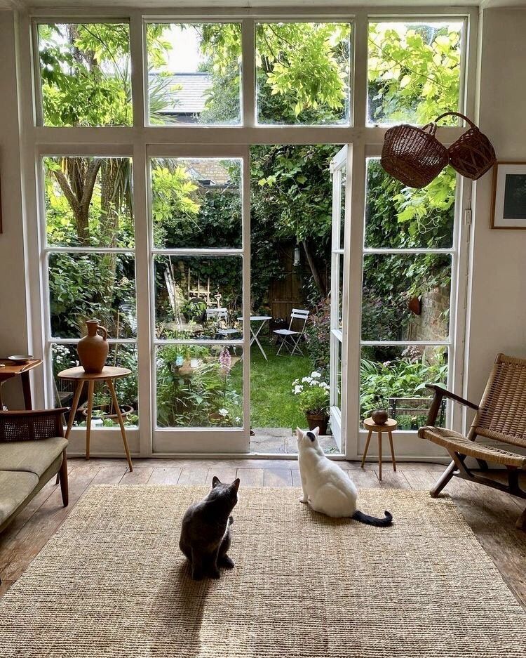 greenvibe's tweet photo. Cute door to garden https://t.co/0OU886jOfQ