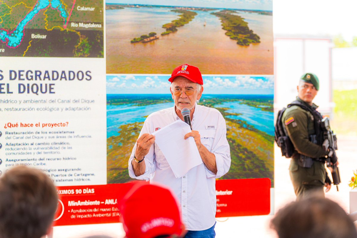 veranodelarosa's tweet photo. ¡El sur del Atlántico está llamado a convertirse en un gran motor de desarrollo para el Caribe! 🌊🌉

Hoy le presentamos al presidente electo @ABDELAESPRIELLA dos proyectos estratégicos para lograrlo: el Malecón Bicentenario de Suan, que fortalecerá el turismo, el comercio y el reencuentro de nuestra gente con el río Magdalena, y el Puente de la Hermandad, una obra de $600 mil millones que unirá a Puerto Giraldo con Salamina para impulsar la productividad, la conectividad y la integración de toda la región.

¡Seguimos trabajando para que el Atlántico y el Caribe estén cada vez más conectados y llenos de oportunidades! 

#LaTransformaciónSeNota