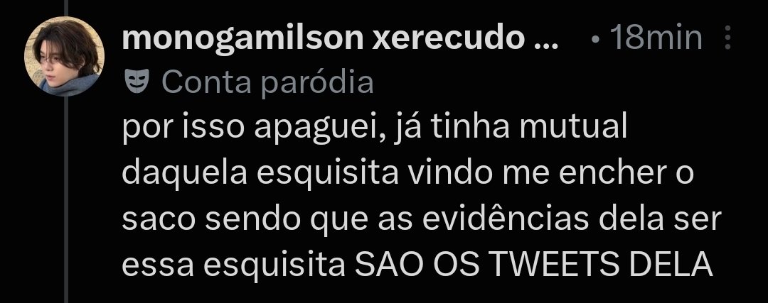 livyasmin14_'s tweet photo. Ser esquisita virou ser pedofila e incestuosa agora, deus. Irmão, você me acusa de 2 coisas sérias, não sustenta, não tem prova de porra nenhuma, e a errada sou eu de reclamar da sua difamação. Pega a porra dos meus tweets e puxa a pedofilia e o incesto, filho da puta, bora e+ https://t.co/EdalwAG3sw