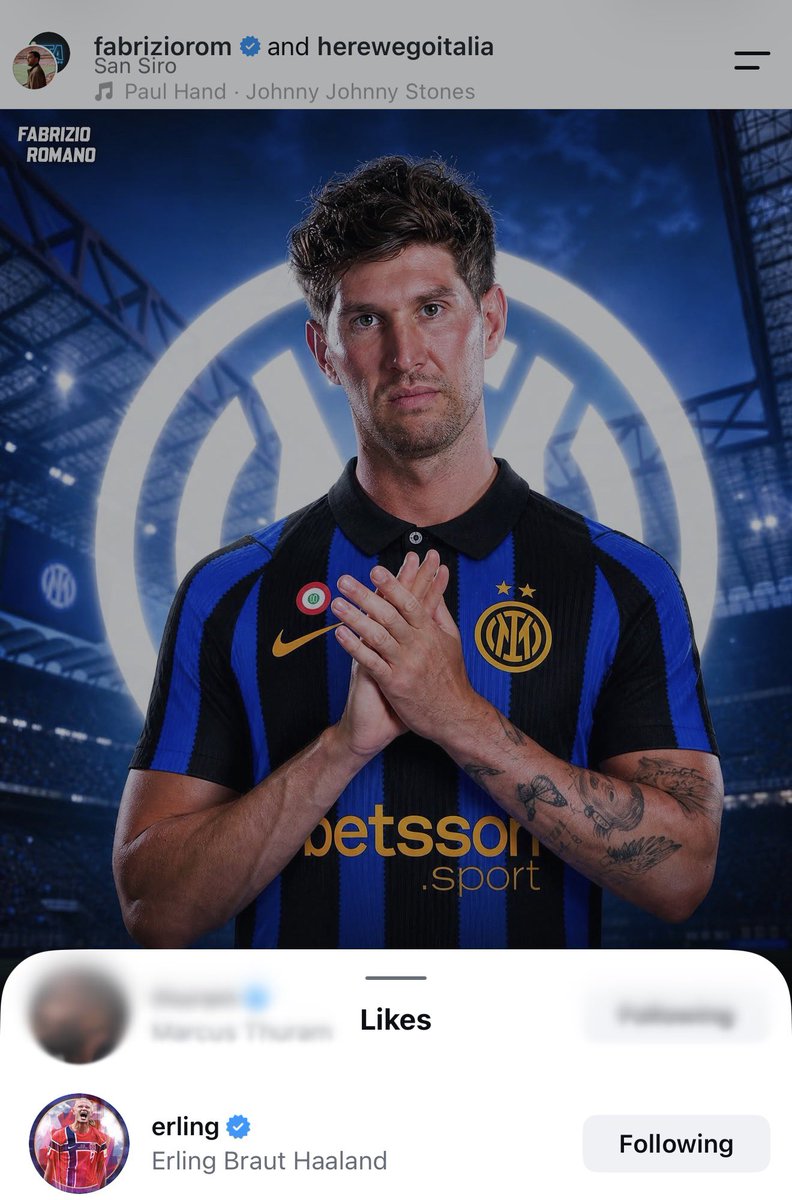 someeeoneee11's tweet photo. Haaland approves ✨🖤💙 https://t.co/VIkBlQRDwl