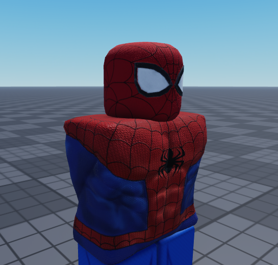 dummy01012's tweet photo. Sculpted Retopo'd and baked spidey and textured by me 🕸️🕸️🕸️ #roblox #Blender #SubstancePainter #robloxdev https://t.co/kb4bsYACtA