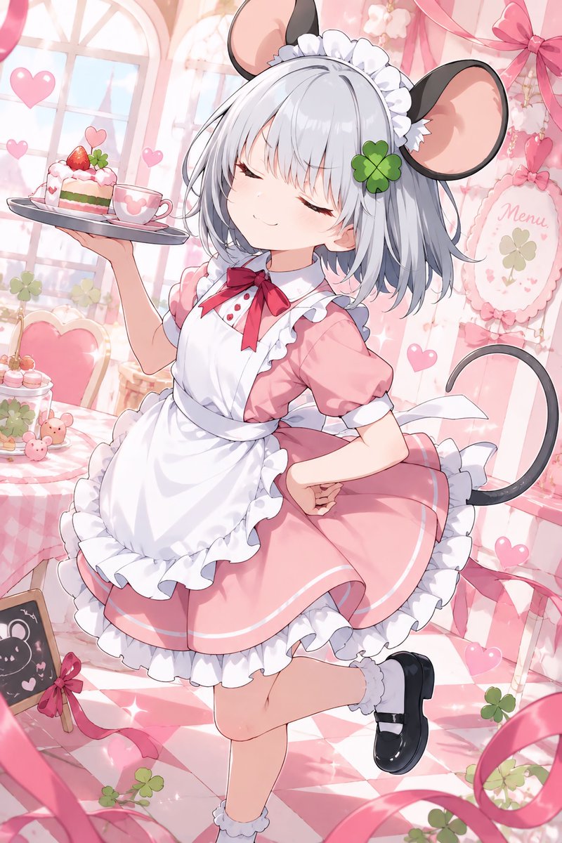 FOXHOUN27230035's tweet photo. おはようございます☀
外でラジオ体操やってるのを見ると夏が来たって感じがしますね〜🎶
昔と違って今は朝から暑いので、清々しい朝と呼べるかは疑問ですが⋯💦
それでは本日も頑張りましょう🍀
#AIイラスト #AIart

メイド姿の3人です🦊🦝🐭🎶
黄色に緑、ピンクでカラフルに💕 https://t.co/GlKNLkSj03