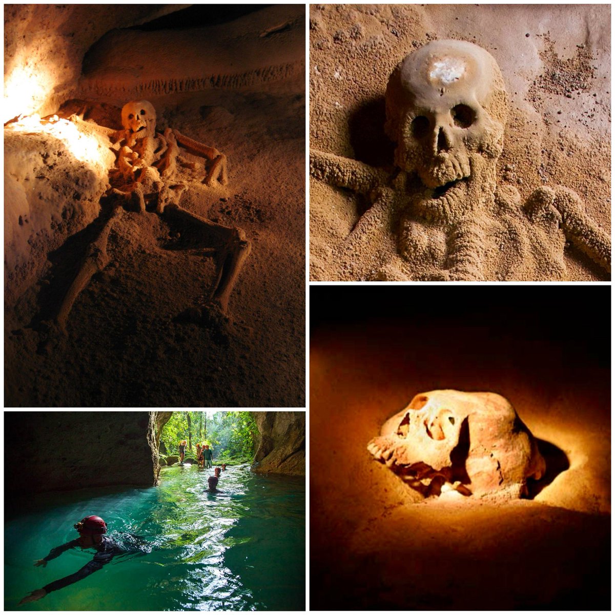 MoundLore's tweet photo. Did you know there’s a cave in Belize containing thousands of untouched Maya artifacts exactly where they were left over 1,000 years ago? https://t.co/SvC2Cqxnil