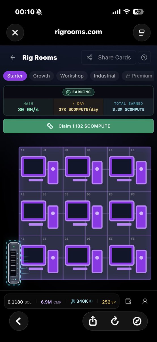 ConstatinFabian's tweet photo. Hey guys i earned over 3.3 Million solana:Hvf6MeVBnUqQZBtMXkabRzfuQae1Tx3YQSvf3Lrkpump  in the Last 10 Days. If you want to also start earning join the Game for free on https://t.co/i9uddfHag5 The Best part it’s under 100k MC. @RigRooms https://t.co/gnIXQk92K0