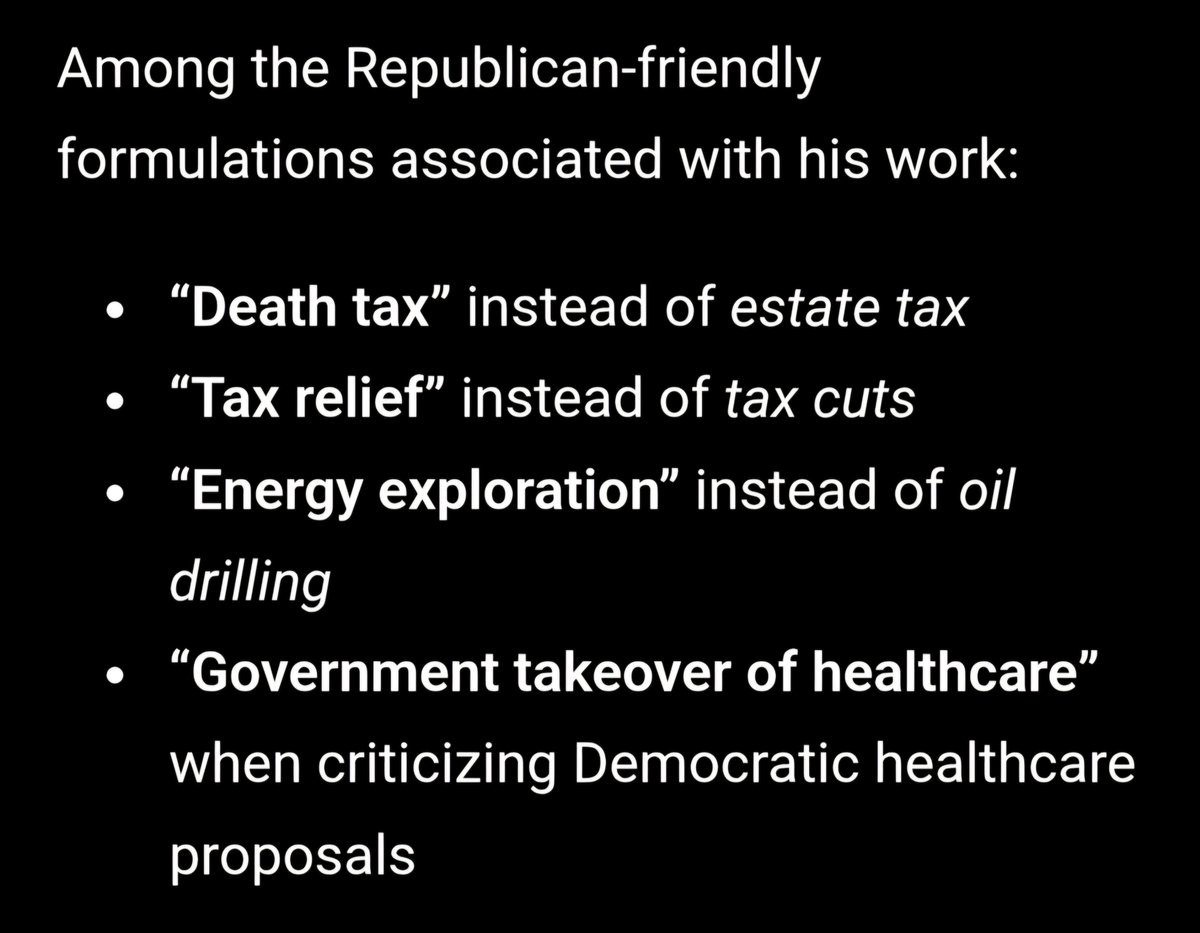 CBerry123's tweet photo. @GenoVeno73 Dems/Progressives need to get better at doing this. Monikers/buzzwords/simplification of terms and ideas. Where's our Frank Luntz? https://t.co/vl8FAv1VI9