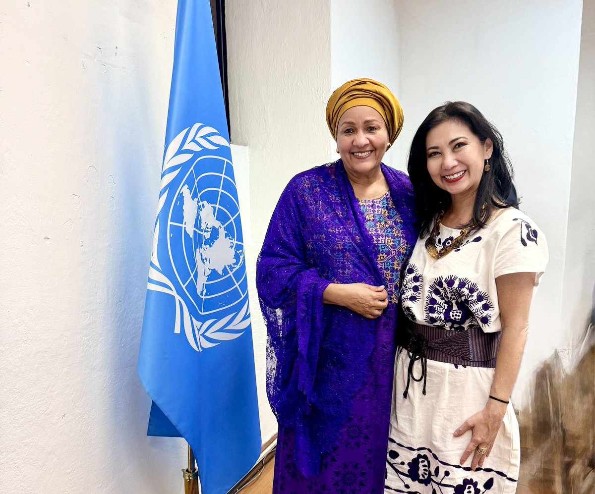 SilviaMorimoto's tweet photo. What a privilege to engage in a thoughtful dialogue w/UN DSG @AminaJMohammed and the UN Team in Mexico.
At a time of profound🌎change, we reaffirmed our commitment to deliver as #OneUN—advancing sustainable development, strengthening multilateralism, and improving people’s lives https://t.co/ZV5KcuxqMY