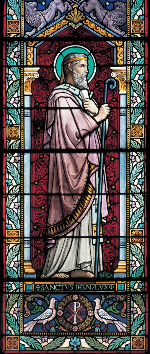 SlavTri62073's tweet photo. Solo Scriptura

"from those through whom the Gospel has come down to us, which they did at one time proclaim in public, and, at a later period, by the will of God, handed down to us in the Scriptures, to be the ground and pillar of our faith."

Irenaeus, Against Heresies 3.1.1 https://t.co/0fO9ARPESU