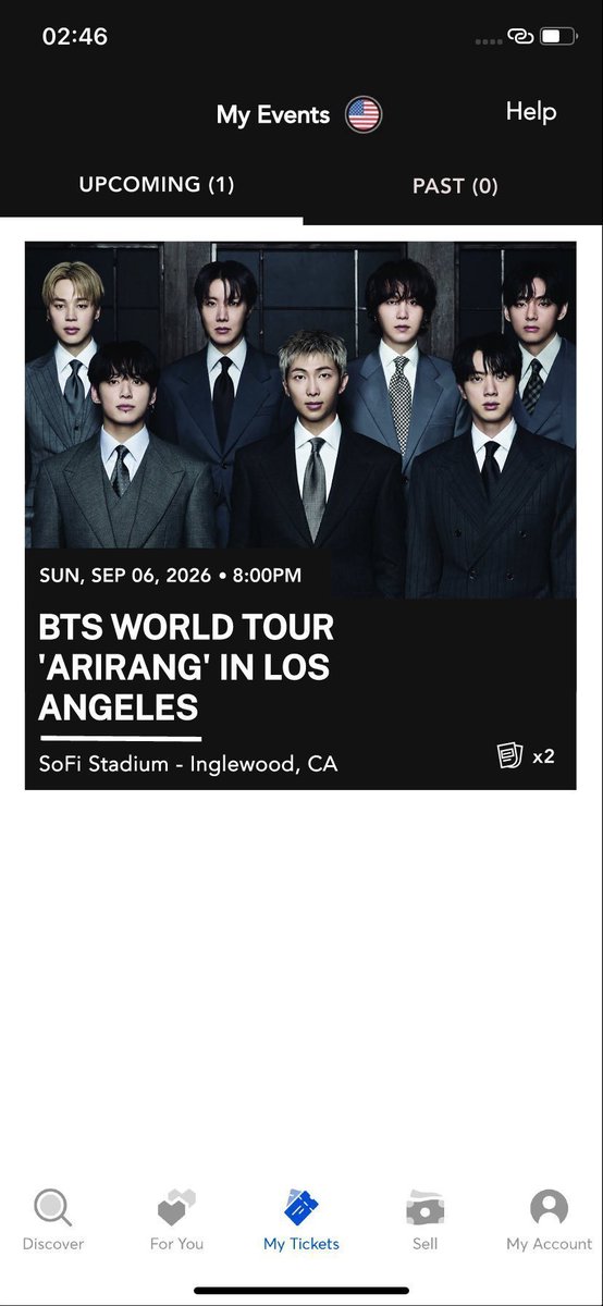 itsss_dawglous's tweet photo. ARMYs💜
WTS 2x SoundCheck VIP BTS Los Angeles Tickets
BTS WORLD TOUR ARIRANG
📍#SoFi Stadium #Inglewood , CA
🗓️ Sunday, Sept. 6
Face value!
New York x #Jhope x #BANGTAN x JM x #dynamite x #bts normal x #taehyung x LA x #MetLife X Jungkook
#BTS_NORMAL #BTS #BTS_ARIRANG https://t.co/UJZJhbvUXo