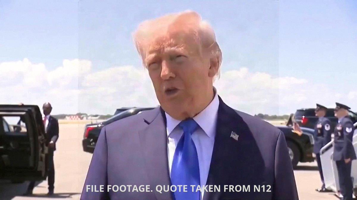 HumphenoSMILE's tweet photo. 🚨 BIG NEWS:

🇺🇸🇮🇷 Trump just told N12:

"We're talking with Iran. If that falls through, we're back to military plans."

He also said the talks began because mediators asked for it

Hoping this works out!! https://t.co/EycyTXMn8Z