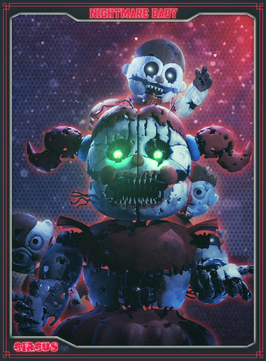 MGamer023's tweet photo. Ode To Mixlas (1/3) 
• Baby's Nightmare Circus Solo Posters
• Model Credit: @RyptideOfficial

#fnaf #b3d #sisterlocation https://t.co/yBe6dj75t1