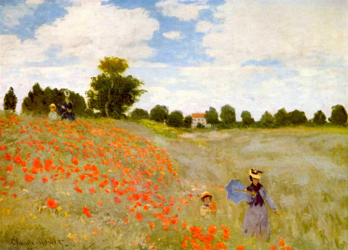 Havenlust's tweet photo. Poppy Field near Argenteuil, 1873.

Claude Monet https://t.co/biTKB5R1ls