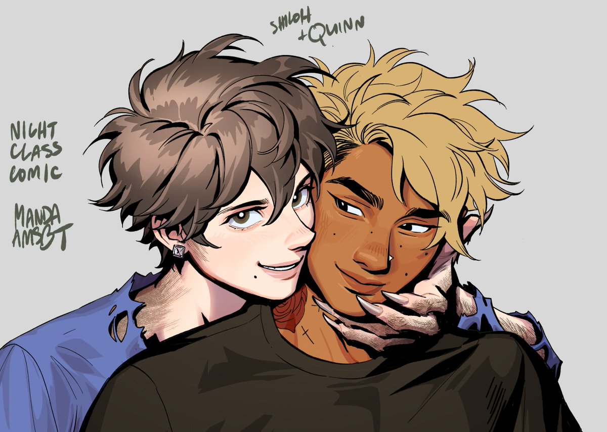 Manda_AMSBT's tweet photo. redoing the promo art for my comic &amp; i like how it's comin out #nightclasscomic 🥹🥹🥹🥹 https://t.co/GCnzZzFlGH