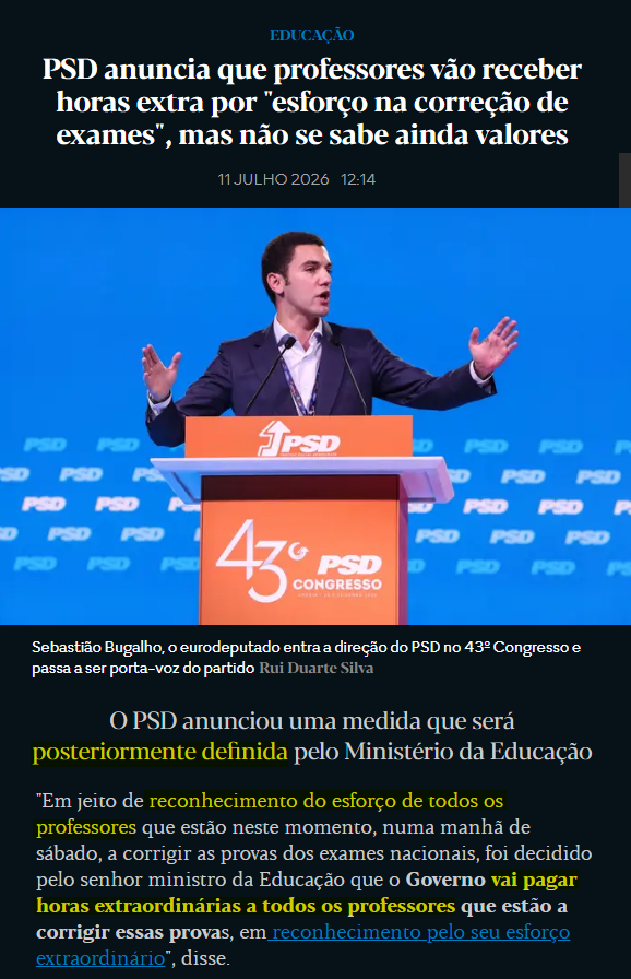 paravertudo's tweet photo. O #PSD prometeu q “os professores classificadores serão compensados com o pagamento de horas extraordinárias pelo trabalho realizado". 15 depois, cumpriu: vai pagar 1€ por cada pergunta corrigida. Assim se valoriza o empenho e a função qualificada: pagamento à peça. https://t.co/dwp39UMtFm