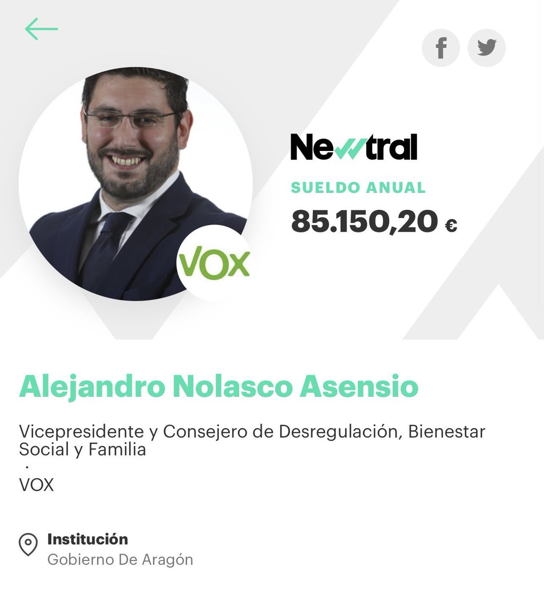 diosmay1's tweet photo. @GobAragon @_a_nolasco Dietas, desplazamientos y piso en Zaragoza 😉 https://t.co/iFNM1C3eV2