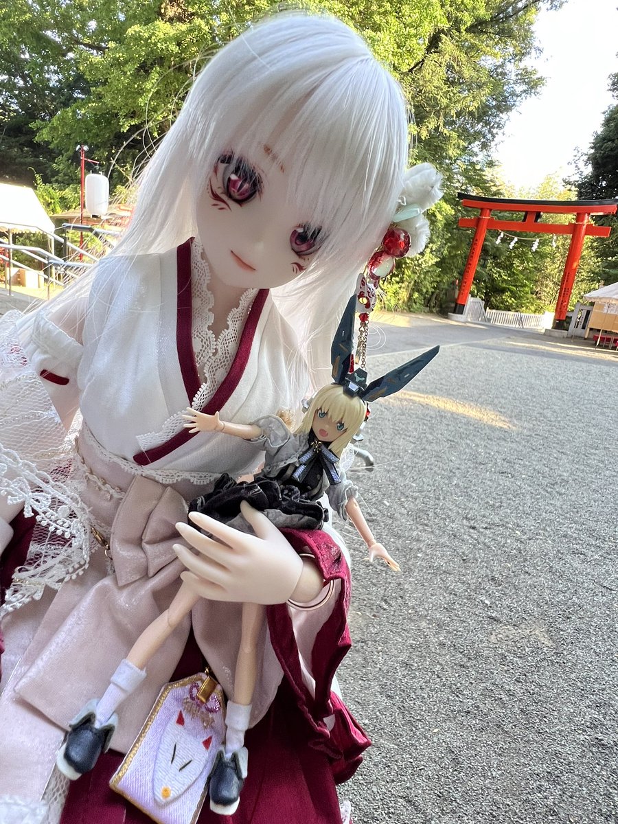 kima_doll's tweet photo. おはようございます！
リン「おっはこんこん✨🦊⛩ｵﾊｺｰﾝ🌽」
朝姫「おっはこんこん✨🦊⛩ｺﾝｺｰﾝ🌾」 https://t.co/vWShrixtRK